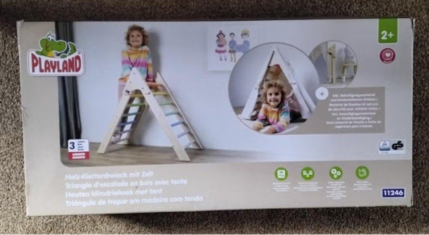 Houten klimdriehoek met tent nieuw, Ophalen, Nieuw, Overige typen