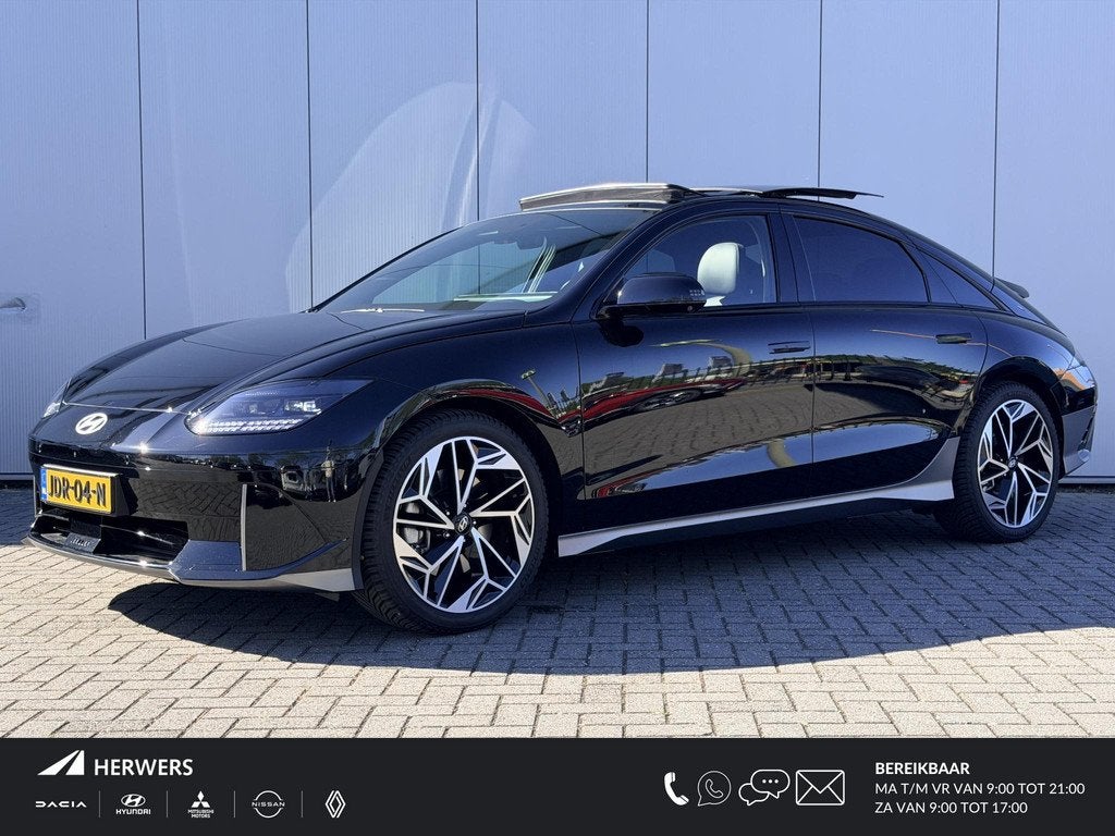 Hyundai IONIQ 6 Lounge 77.4 kWh / Open dak / 20" LM met All, Automaat, 228 pk, Achterwielaandrijving, Gebruikt