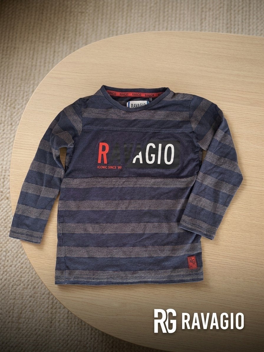 Ravagio Longsleeve Maat 128/134, Gebruikt, Ophalen of Verzenden, Shirt of Longsleeve, Jongen