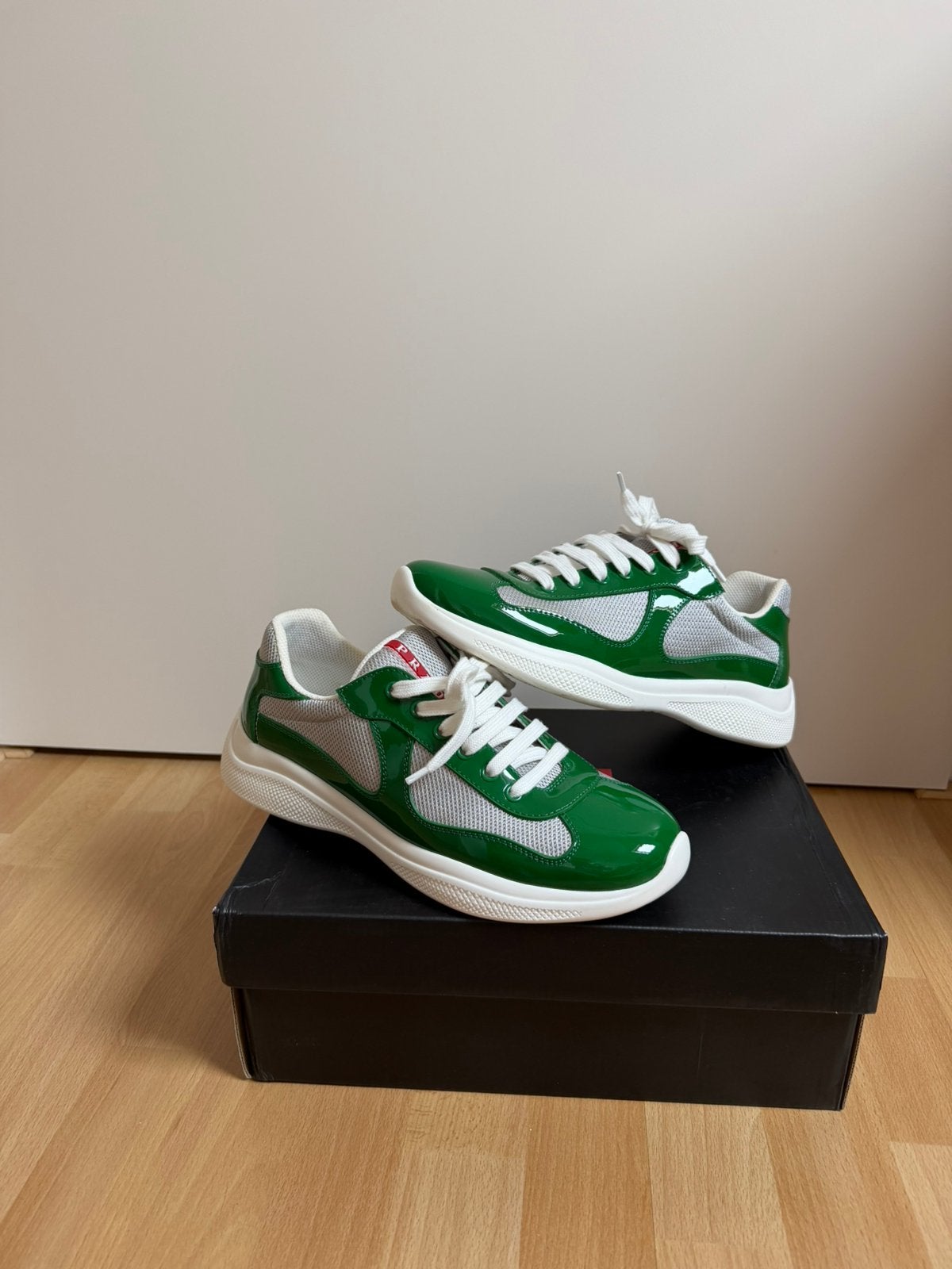 Prada America Cup Sneakers maat 42, Overige kleuren, Verzenden, Sneakers of Gympen, Zo goed als nieuw