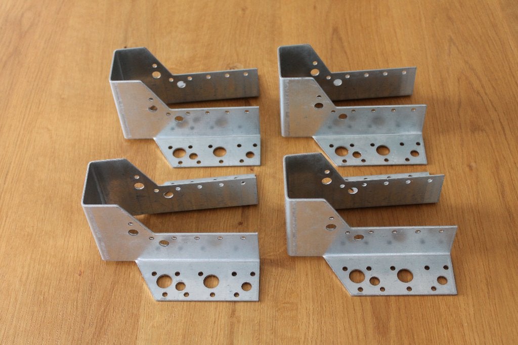 Raveeldrager zwaar verzinkt / 4 stuks, Doe-het-zelf en Verbouw, 100 tot 250 mm, Overige typen, Nieuw, Ophalen of Verzenden