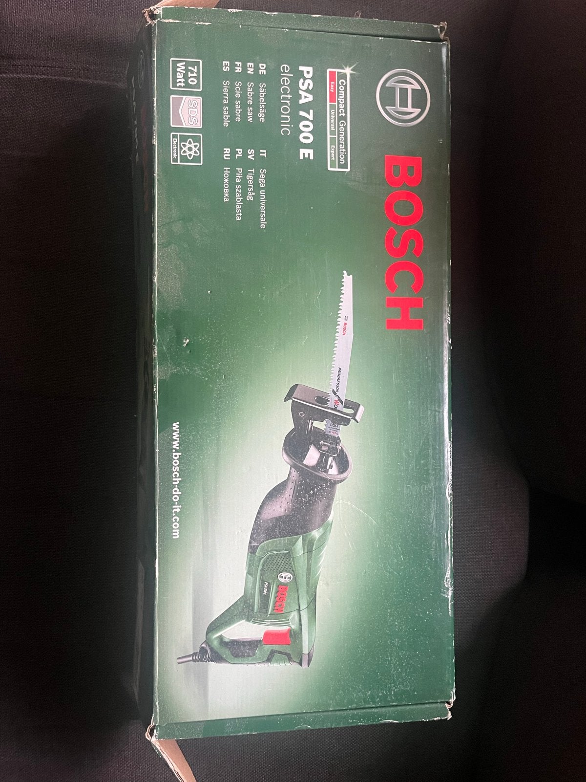 Bosch PSA 700 E reciprozaag - Weinig gebruikt, Ophalen, 70 mm of meer, 600 tot 1200 watt, Zo goed als nieuw