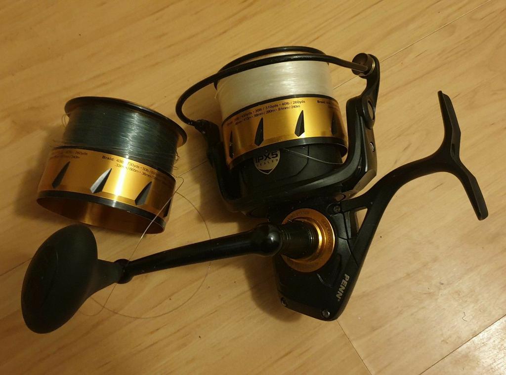 Penn spinfisher 8500 boot molen wrakken molen zeebaars, Watersport en Boten, Ophalen of Verzenden, Molen