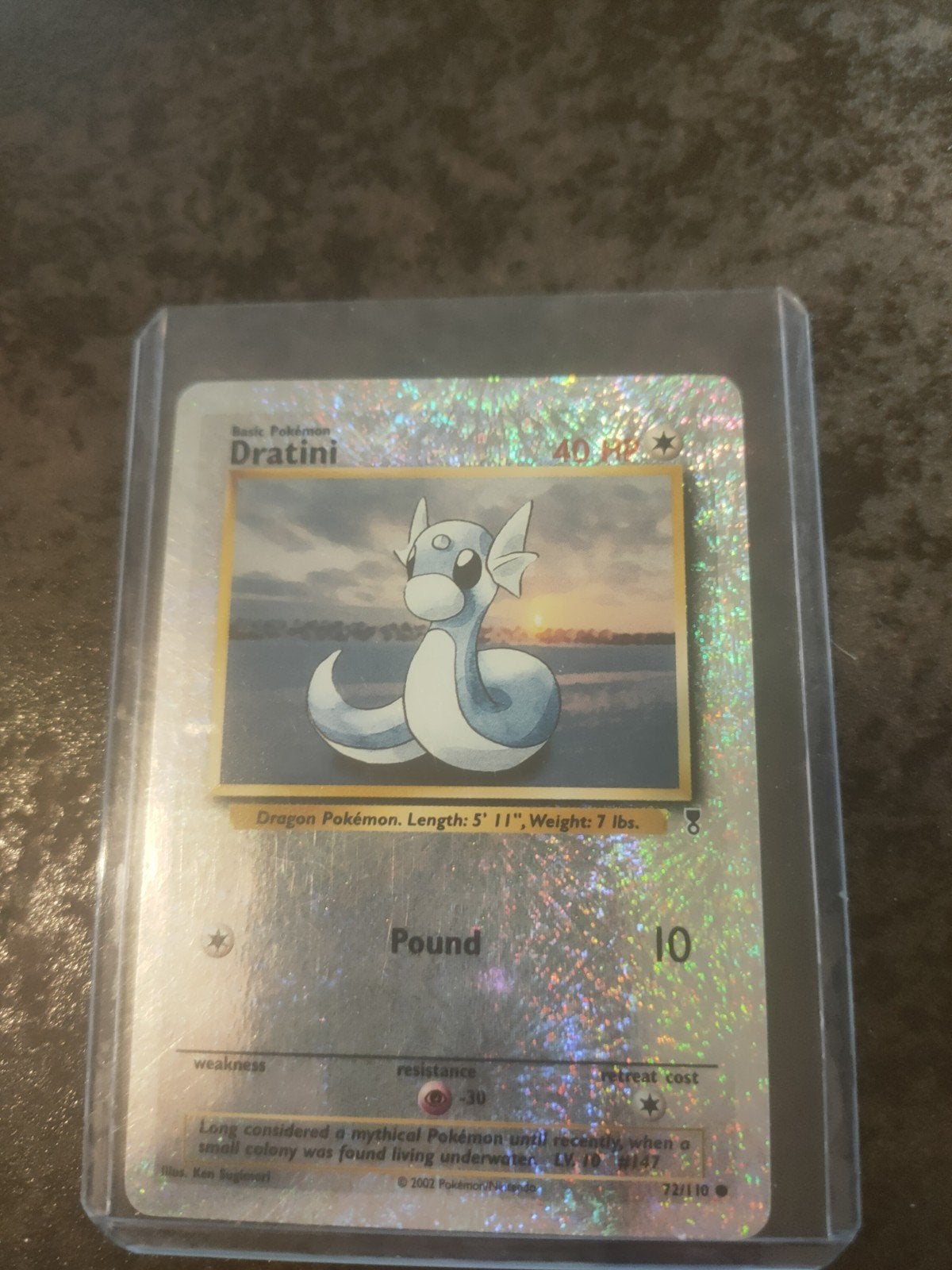 Pokémon Dratini (Foil) - Base Set 2001, Ophalen of Verzenden, Nieuw, Losse kaart, Foil