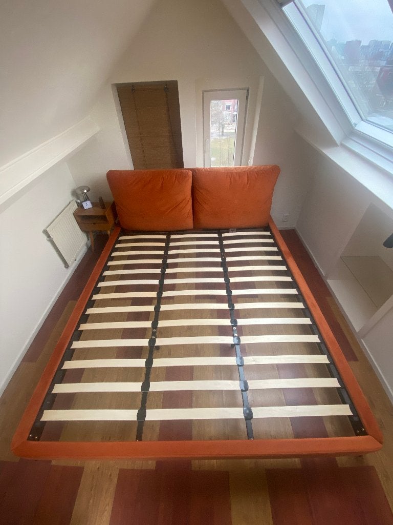 Stevig bed voor 180 x 200 matras, Ophalen, Overige kleuren, Tweepersoons, Zo goed als nieuw