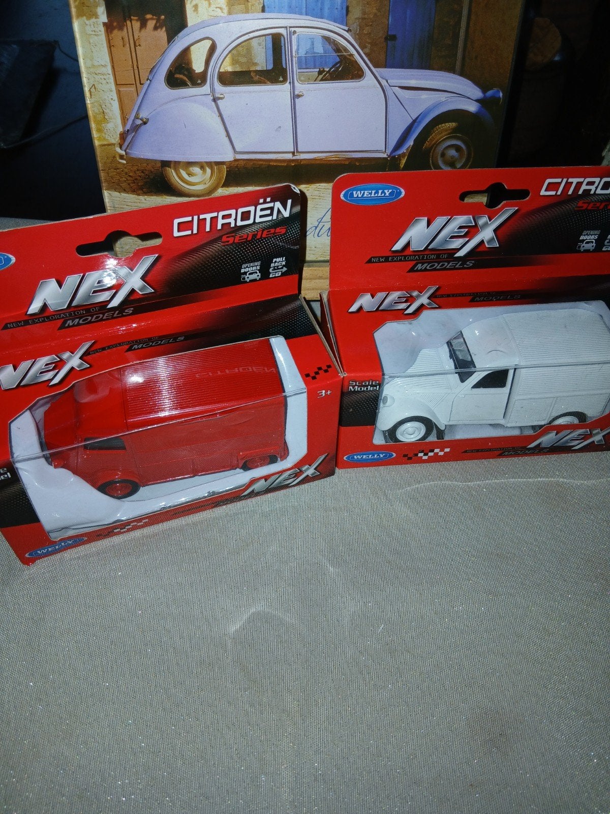 Welly NEX Citroën Series Modelauto's (2 stuks), Overige merken, Auto, 1:32 tot 1:50, Nieuw