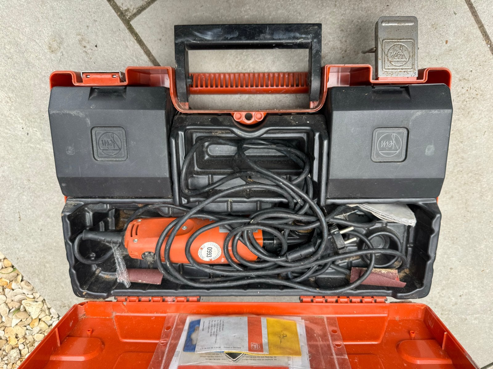 Fein FMM 250Q Multitool met accessoires en koffer, Ophalen, Gebruikt