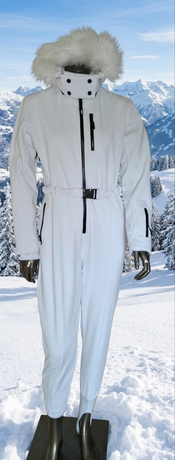 supergaaf Softshell skipak van Asos mt 40 42 nep bontkraag, Kleding | Dames, Maat 38/40 (M), Ophalen of Verzenden, Zo goed als nieuw