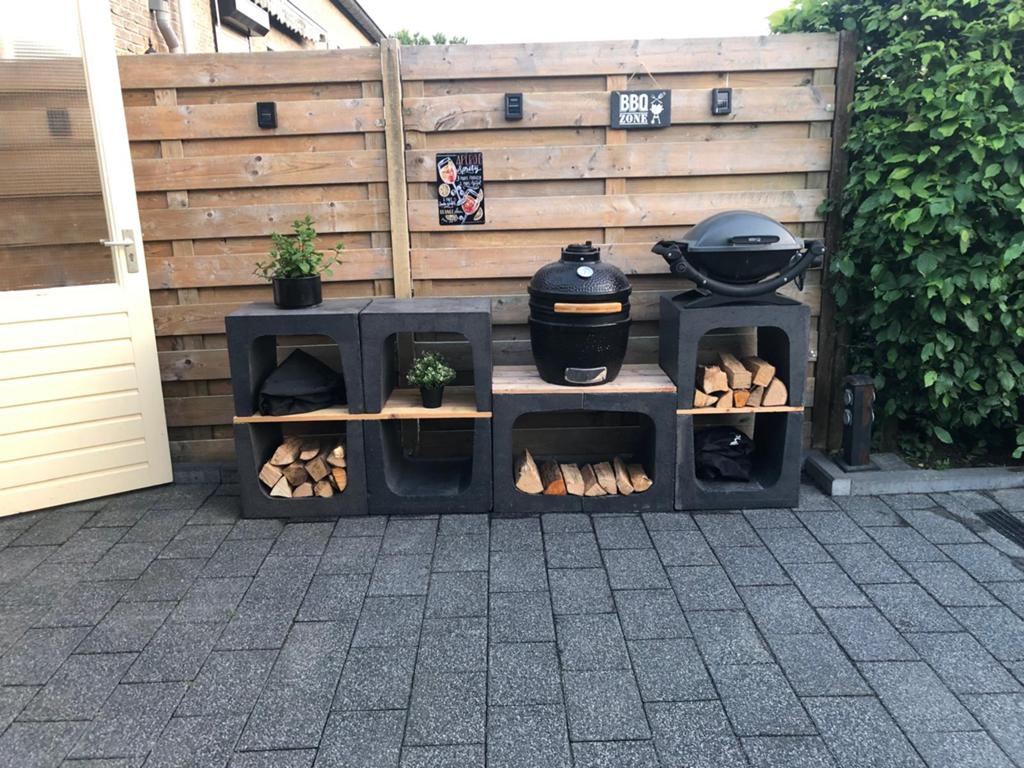 U elementen te koop, Tuin en Terras, Ophalen, Houtskool