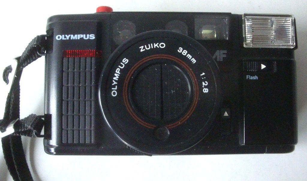 Olympus Quick Flash AFL analoog fototoestel met 38 mm lens, Ophalen of Verzenden, Refurbished, Compact, Olympus