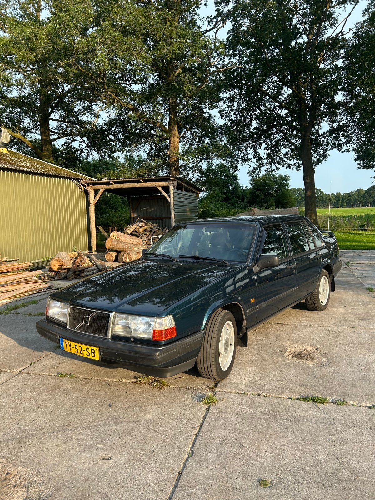 Volvo 940 2.3 GL 1990, Auto's, Volvo, Particulier, Benzine, Sedan, Handgeschakeld, Origineel Nederlands, Groen, Zwart, Leder, Achterwielaandrijving