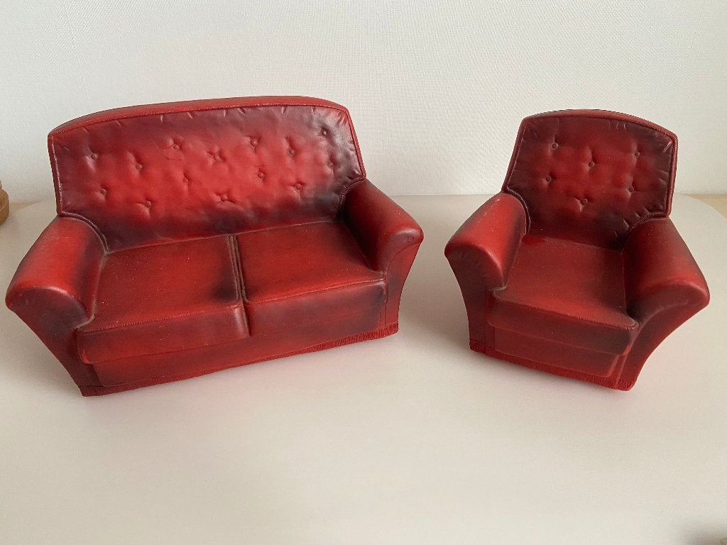 Sindy bank en stoel Pedigree, Verzamelen, Poppen, Ophalen of Verzenden, Gebruikt, Accessoires