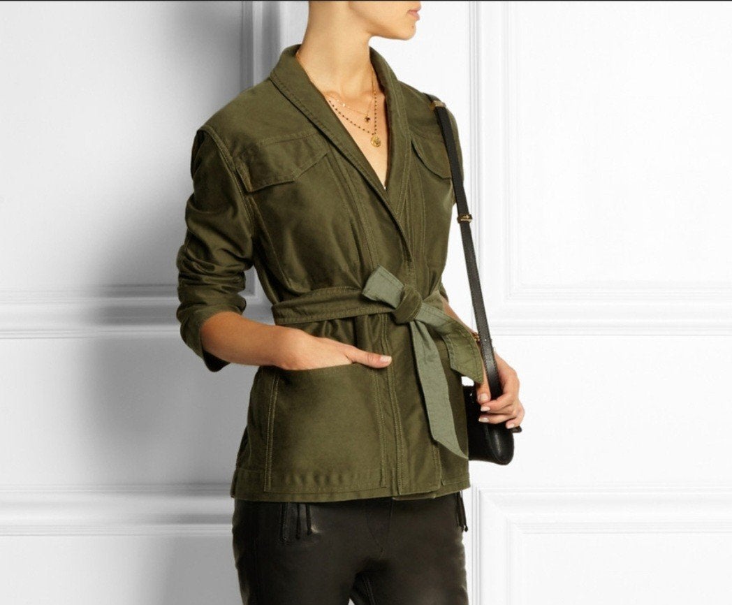 Isabel Marant kimono military jack 34, Kleding | Dames, Isabel Marant, Ophalen of Verzenden, Zo goed als nieuw, Maat 34 (XS) of kleiner