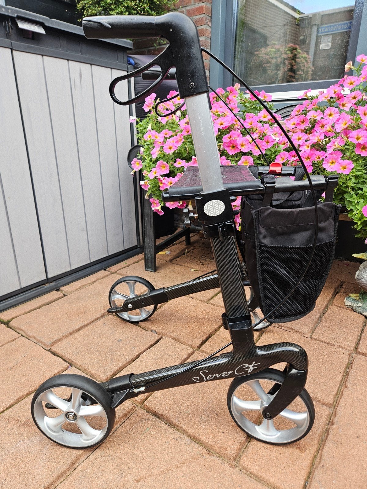server cf carbon lichtgewicht rollator, Diversen, Ophalen, Lichtgewicht