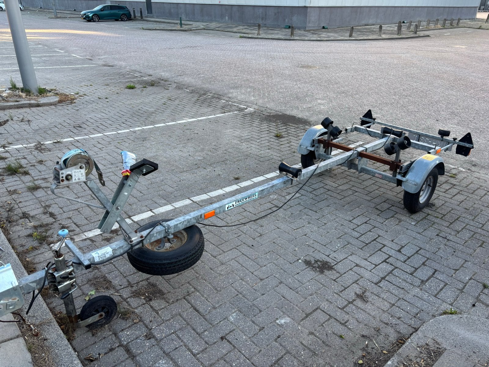 Boottrailer Freewheel, Watersport en Boten, Boottrailers, Ophalen, Minder dan 1500 kg, Gebruikt, Overige typen