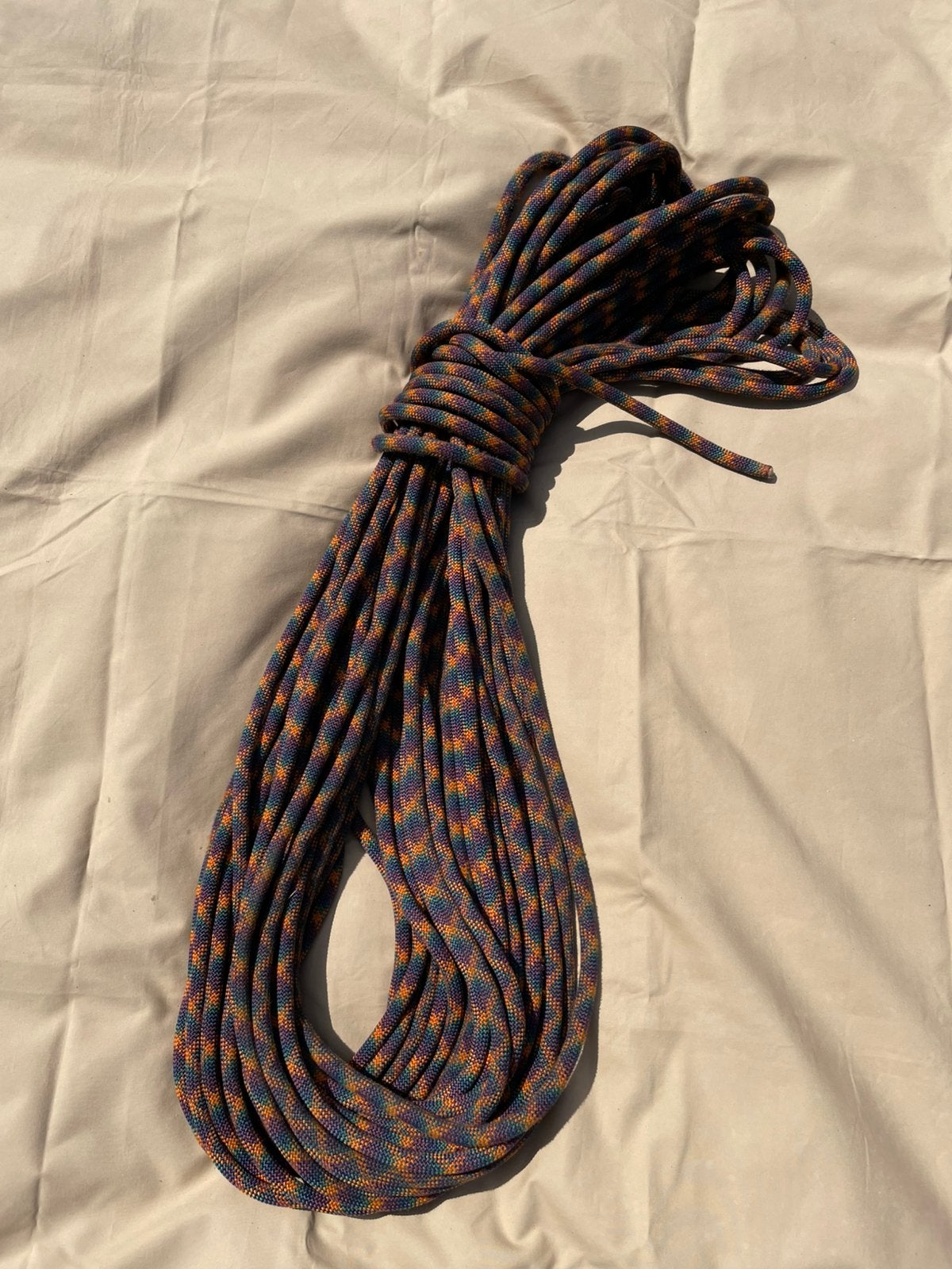 50 meter enkeltouw klimtouw 11mm, Ophalen, Zo goed als nieuw, Klimsport-accessoire