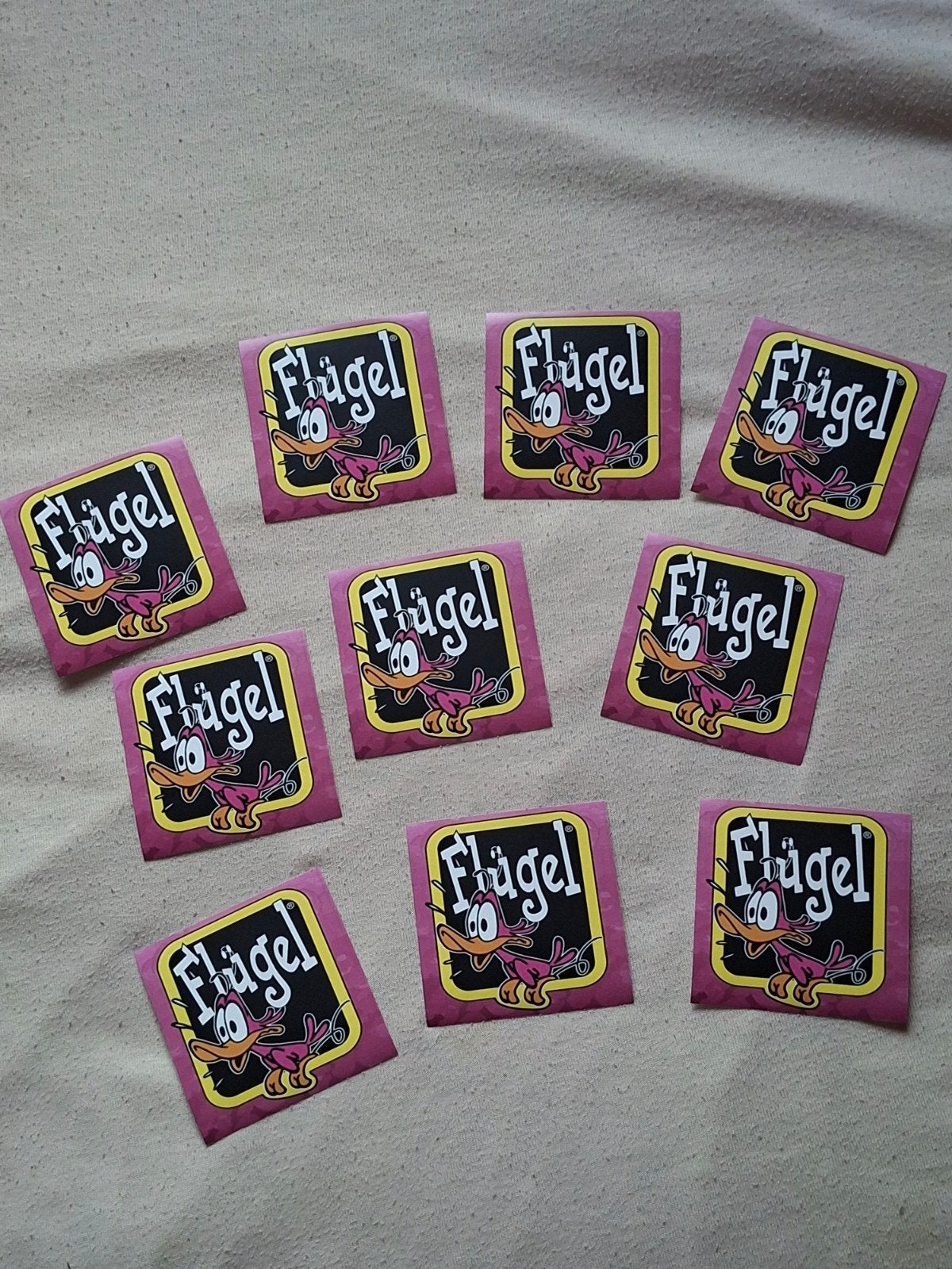 Flugel Stickers, Ophalen of Verzenden