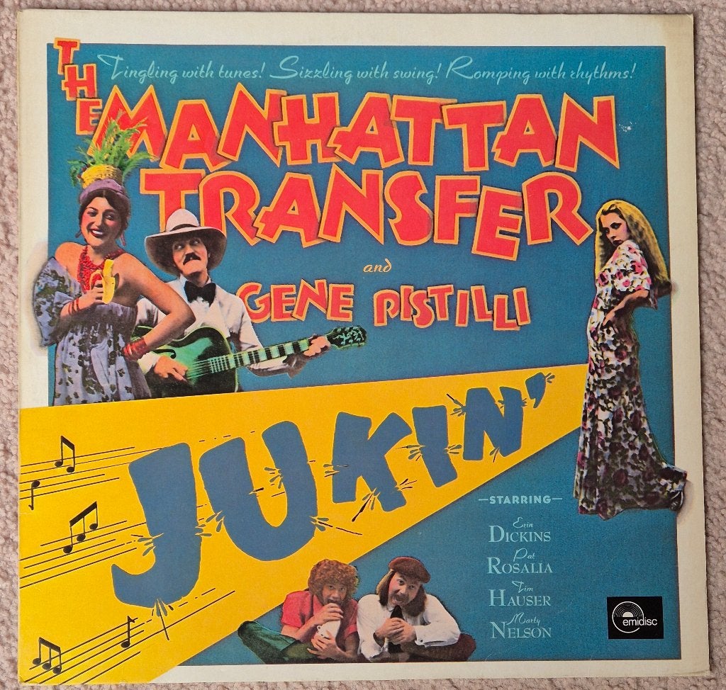 The Manhattan Transfer And Gene Pistilli – Jukin', Reissue, Ophalen of Verzenden, Pop, LP