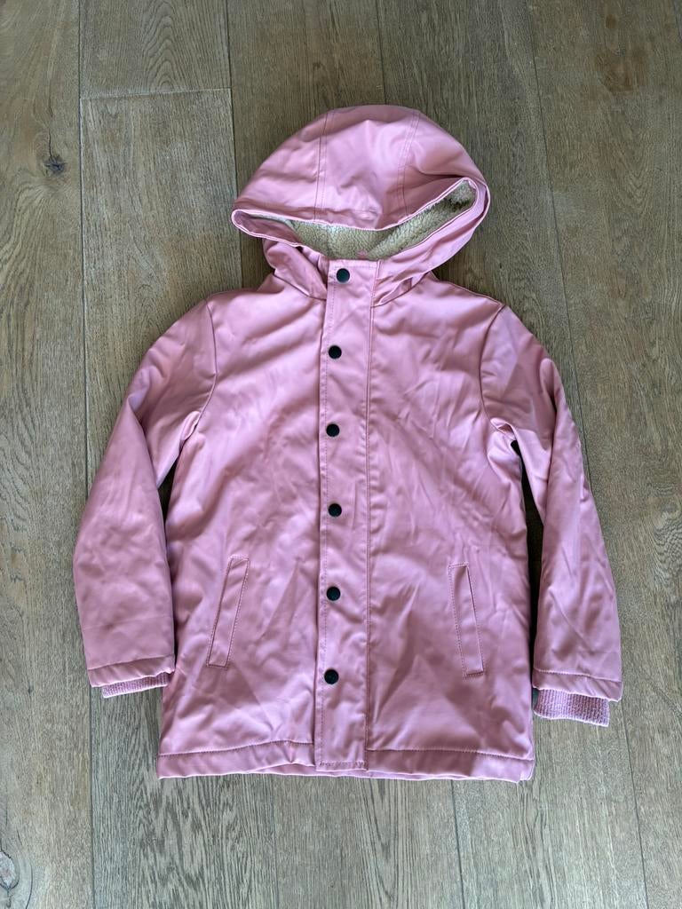 Tussenjas regenjas Hema 122/128, Kinderen en Baby's, Kinderkleding | Maat 122, Ophalen of Verzenden, Zo goed als nieuw, Meisje