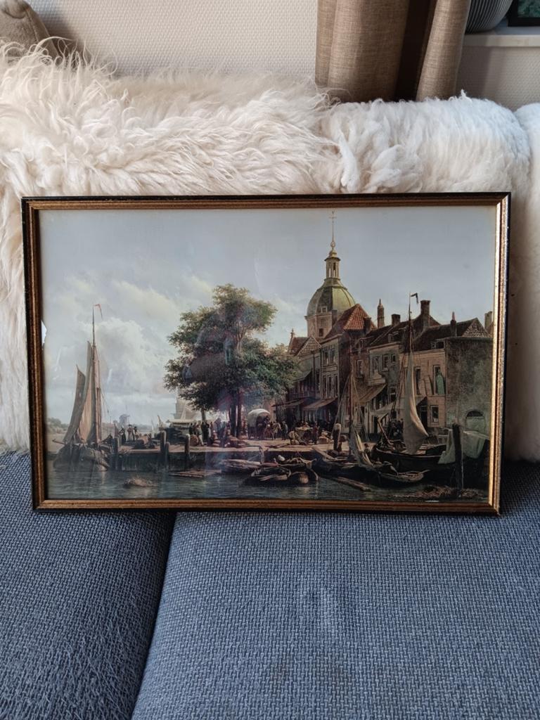 Schilderij groothoofdspoort dordrecht, Ophalen