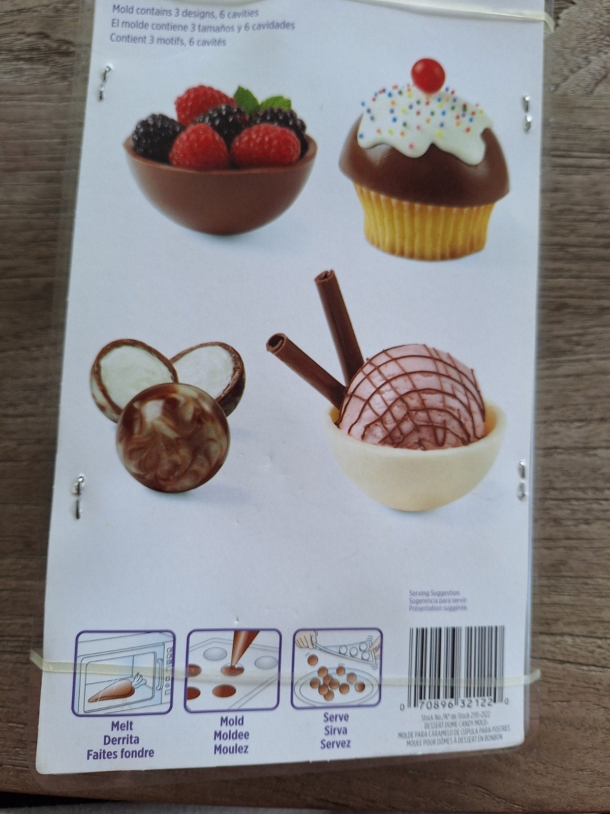 Wilton Candy Melts Mold - Chocolade vormen, Ophalen of Verzenden, Nieuw