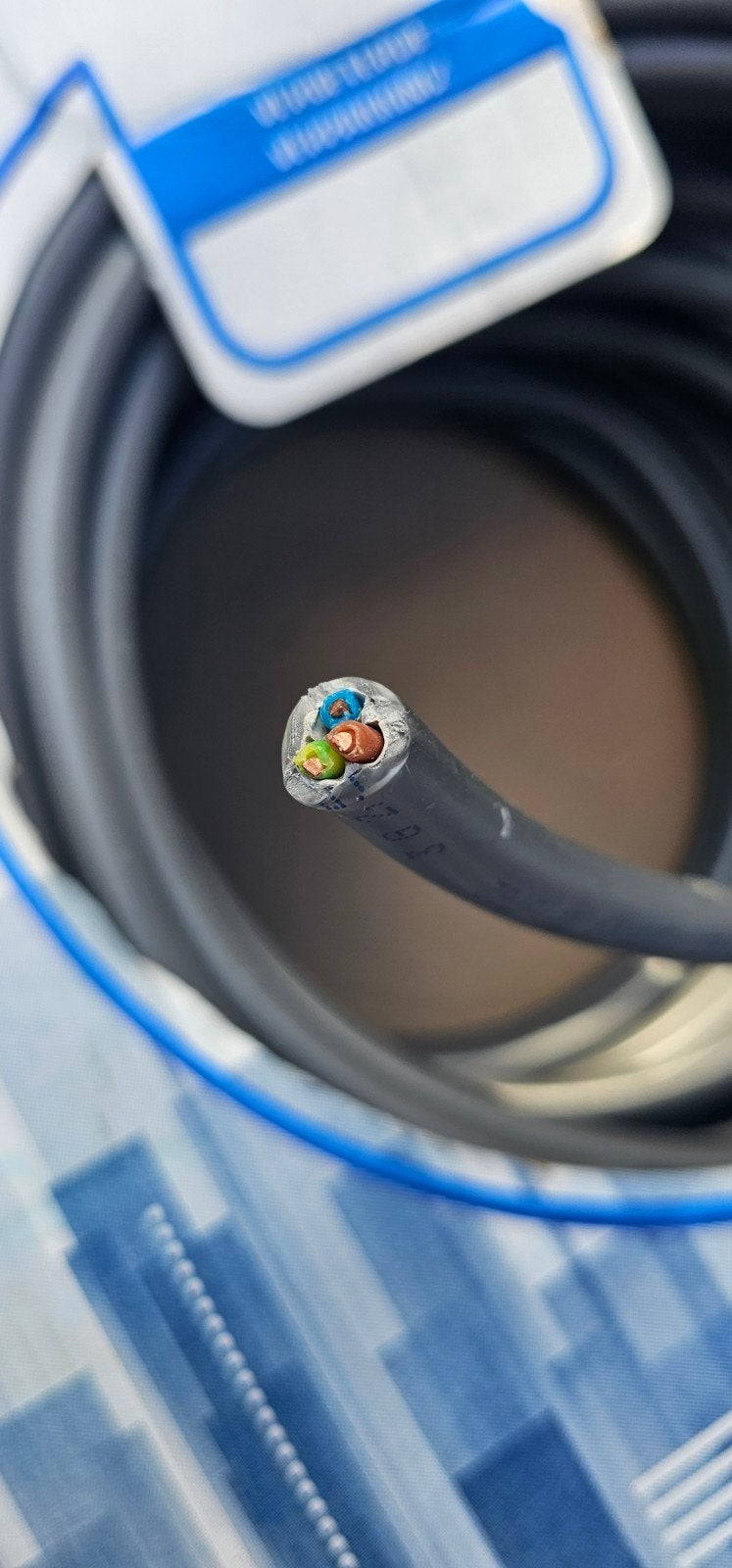 95m Draka kabel 3x2,5, Ophalen, Nieuw, Draka, Kabel of Snoer
