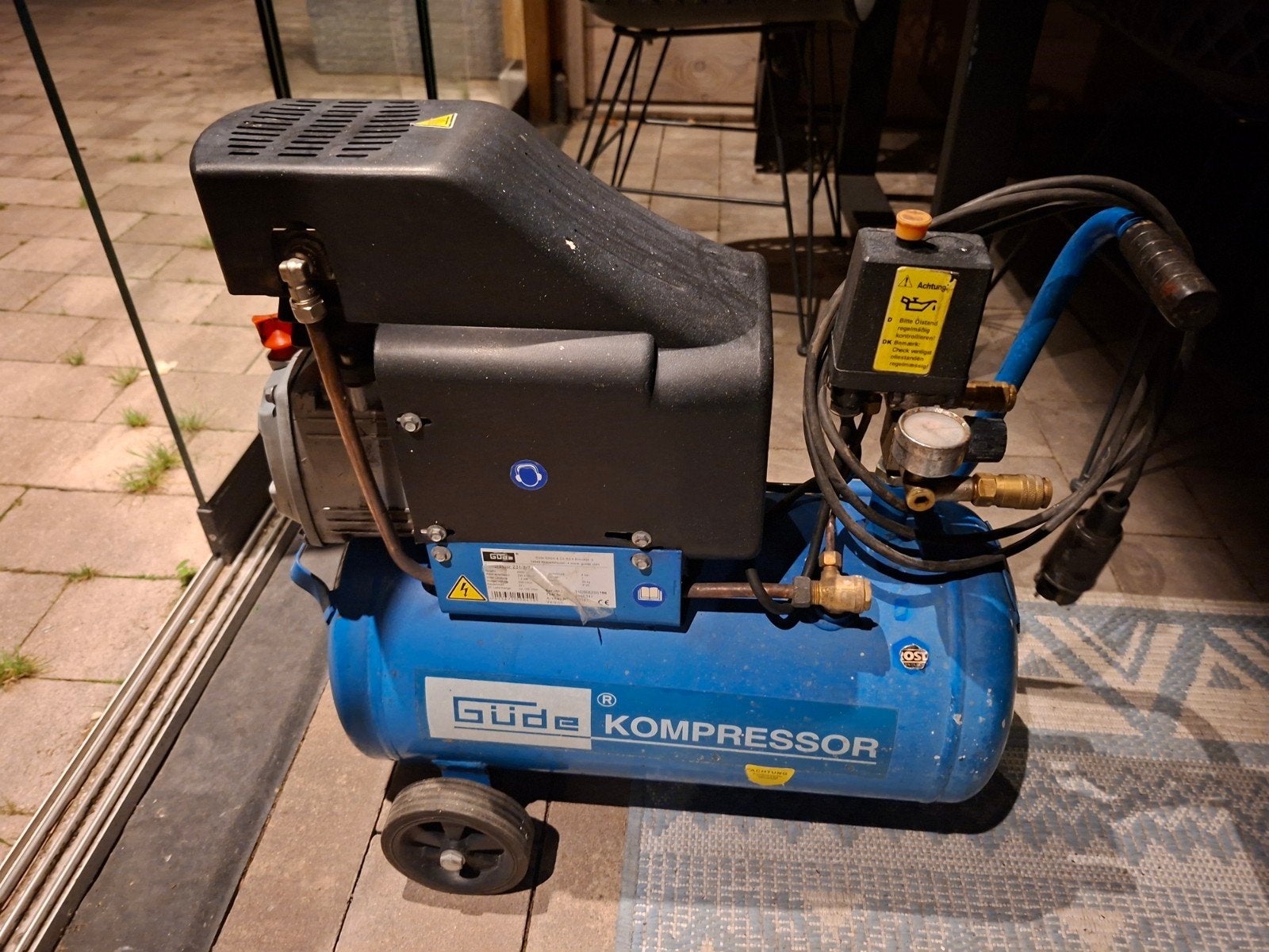Güde Kompressor 230V -  Luchtcompress, Ophalen, Gebruikt, 6 tot 10 bar, 25 tot 100 liter