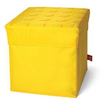 LEGO Opbergpoef / Storage Stool Geel   * 't LEGOhuis *, Lego, Nieuw, Ophalen of Verzenden, X