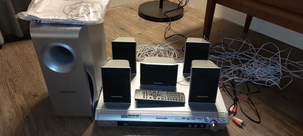 Panasonic SA-PT160 Home Theater Systeem - DVD, 5.1, Audio, Tv en Foto, Home Cinema-sets, Ophalen, Gebruikt, Panasonic, 5.1-systeem