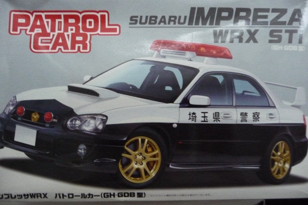 Subaru Impreza WRX STi  --  Patrol Car, Fujimi, 1:50 of kleiner, Auto, Nieuw