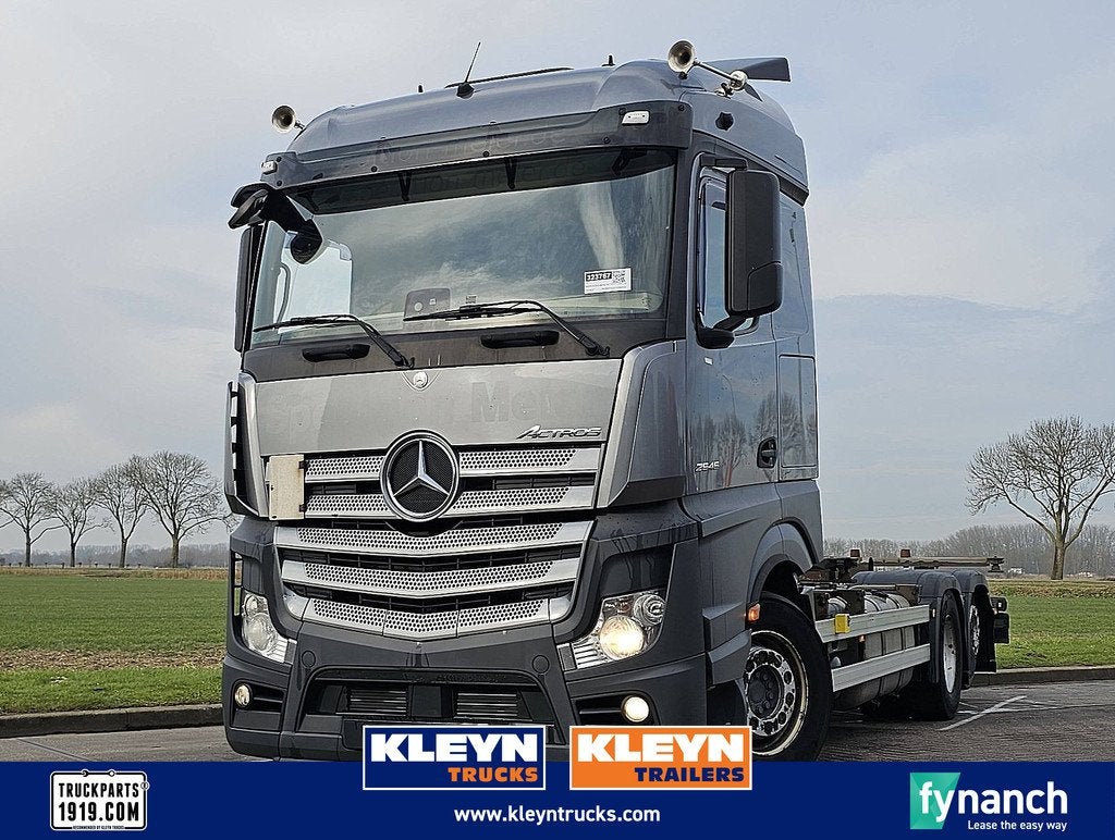 MERCEDES-BENZ ACTROS 2645 6x2 retarder, Auto's, Automaat, Euro 6, Zwart, Mercedes-Benz