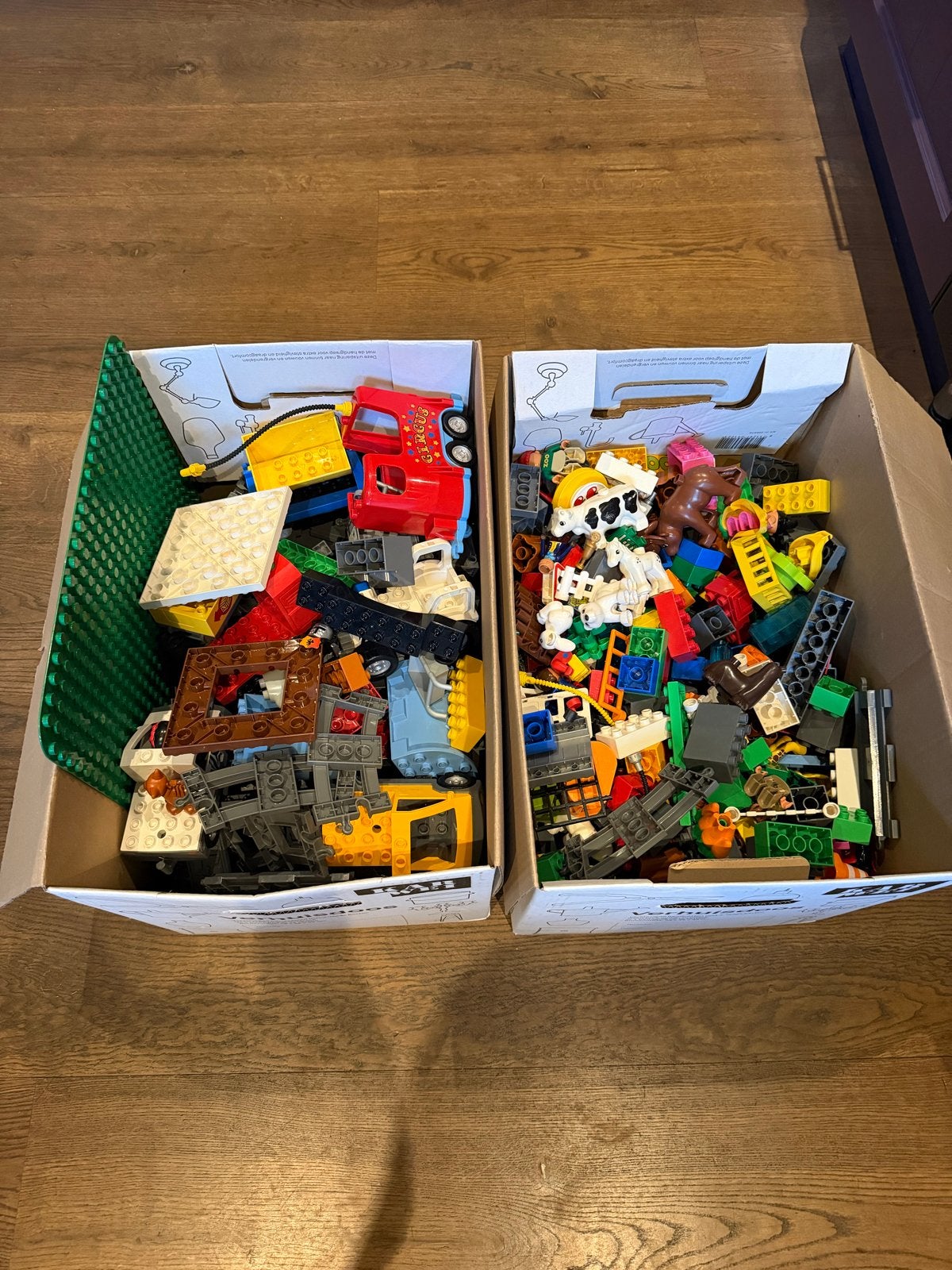 Grote partij Lego Duplo met veel extra's, Ophalen, Gebruikt, Duplo, Inclusief accessoires