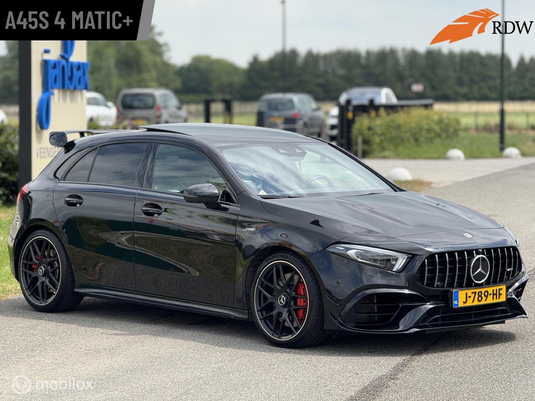 Mercedes A-klasse AMG 45 S 4MATIC+ Milltek, Auto's, Automaat, Dealer onderhouden, Gebruikt, 4 cilinders