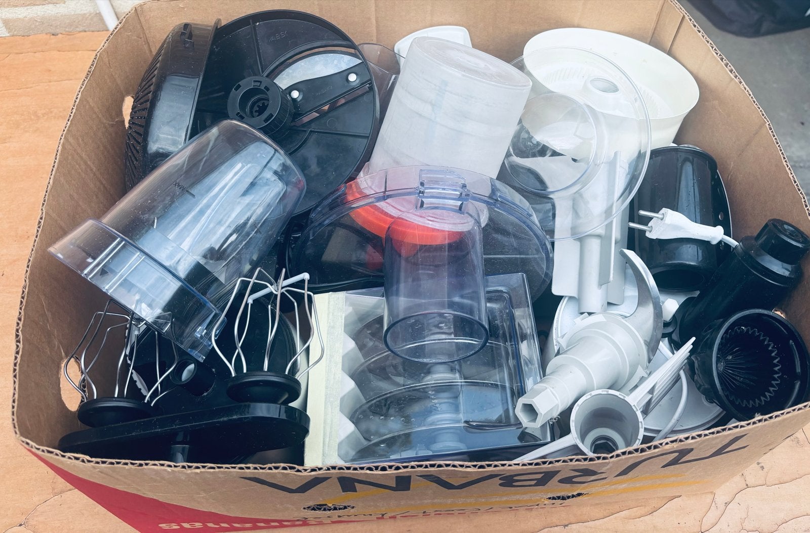 Diverse keukenmachine onderdelen en accessoires, Ophalen, Gebruikt, Vaatwasserbestendig, Minder dan 1 liter
