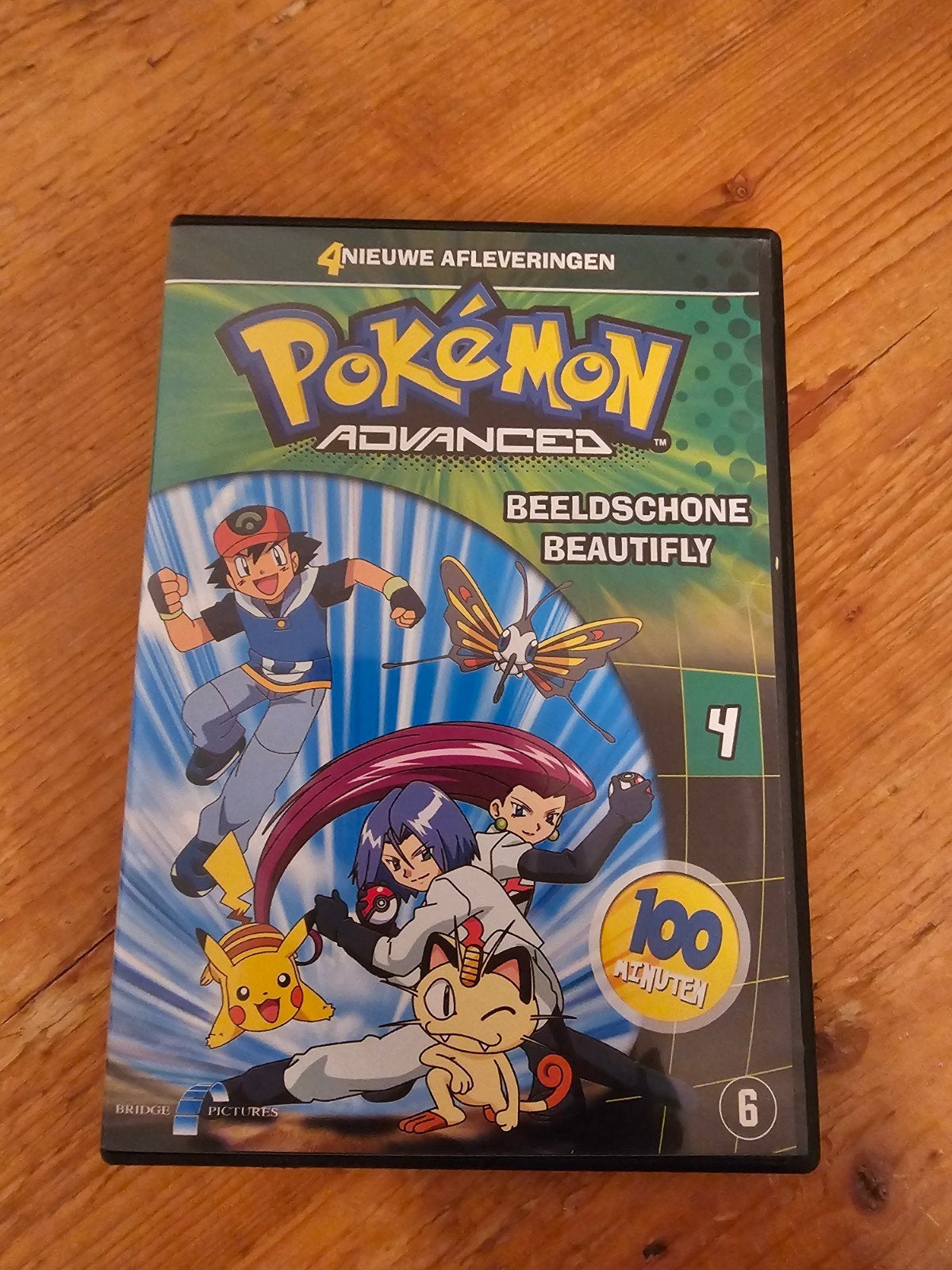 Pokémon Advanced - Beeldschone Beautifly DVD, Gebruikt, Animatie, Tv-serie, Vanaf 6 jaar