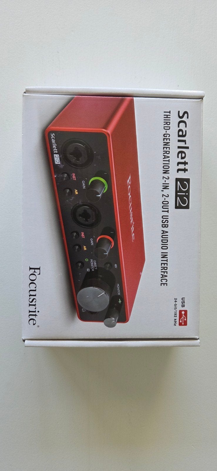 Focusrite SCARLETT 2I2 3RD GENERATION, Ophalen of Verzenden, Nieuw, Minder dan 5 kanalen, Microfooningang