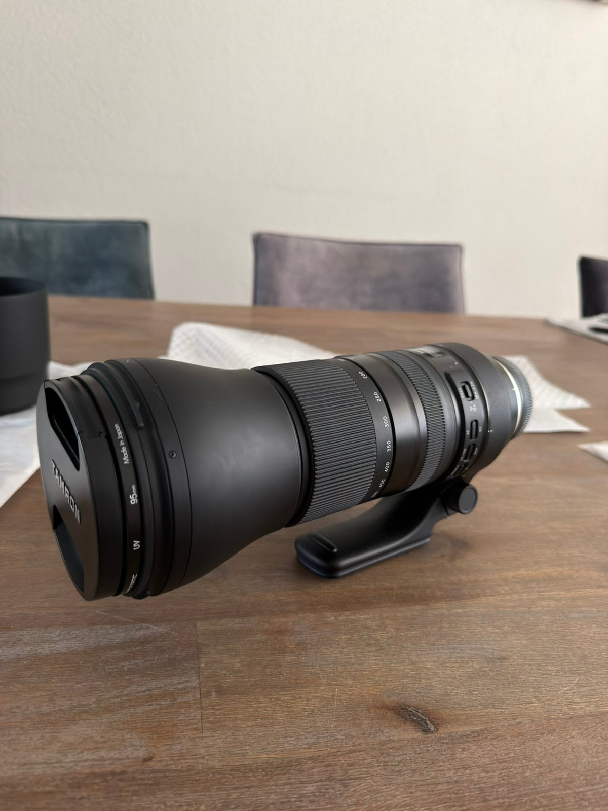 Tamron SP 150-600mm F/5-6.3 G2 Canon, Ophalen, Telelens, Zo goed als nieuw, Statiefgondel