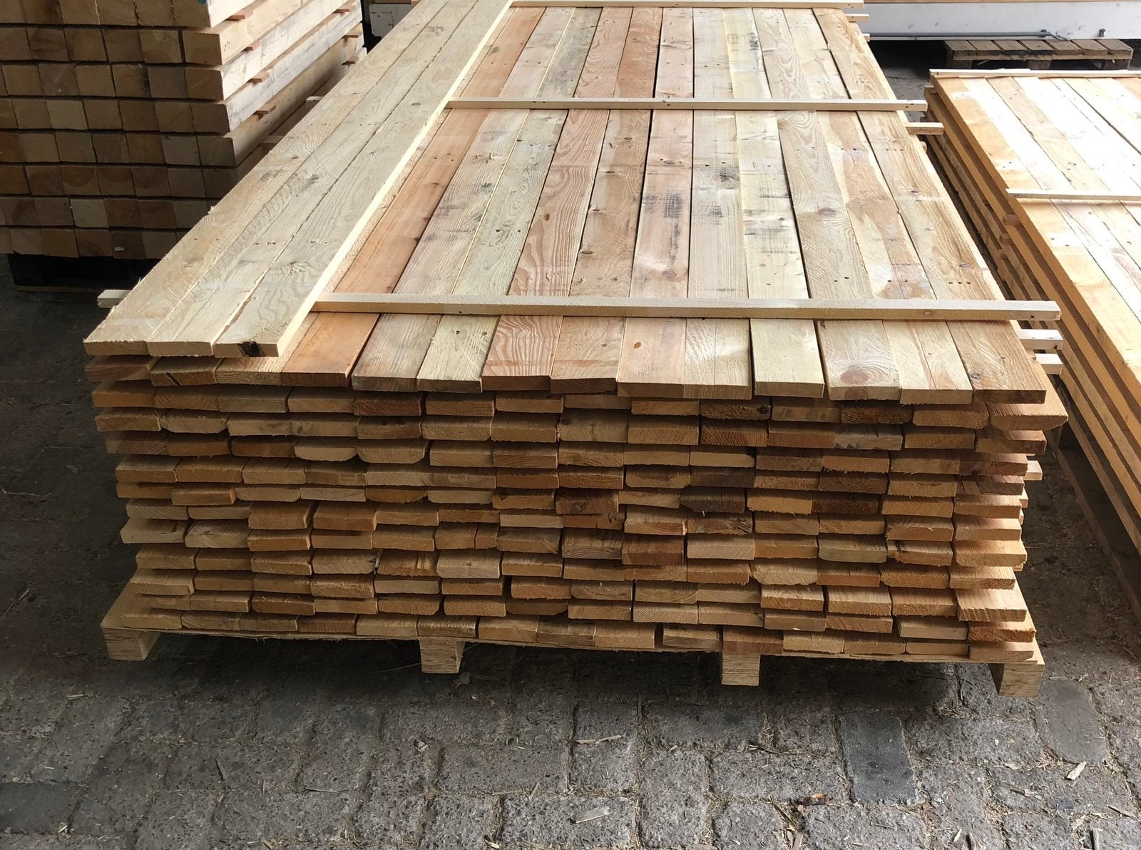 Schutting hout, Tuin en Terras, Schuttingen, Ophalen, 1 tot 2 meter, Minder dan 3 meter, Zo goed als nieuw