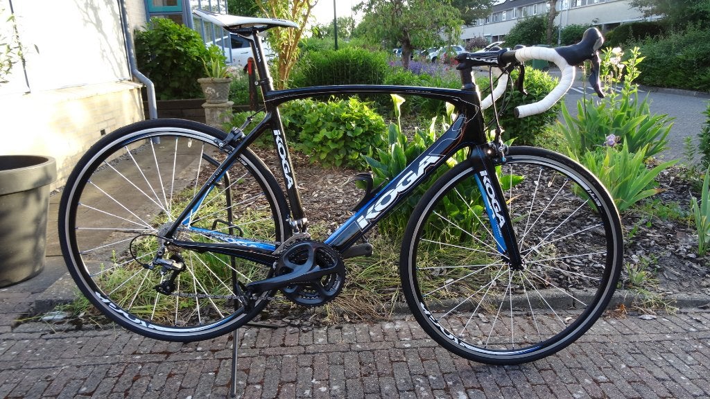 KOGA racefiets Ultegra 3x10 – zeer goede staat, Ophalen, 28 inch, Carbon, Velgrem