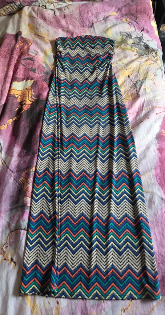 Mooie zomerse strapless jurk, Kleding | Dames, Jurken, Stella, Ophalen of Verzenden, Maat 36 (S), Gedragen