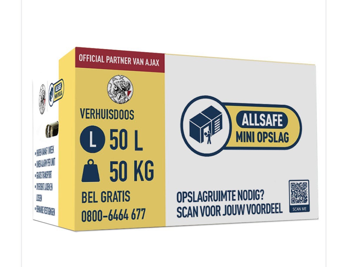 Nieuwe verhuisdozen 50 kg! All safe, zeer sterk, Doe-het-zelf en Verbouw, Kratten en Dozen, Doos, Nieuw, Ophalen of Verzenden