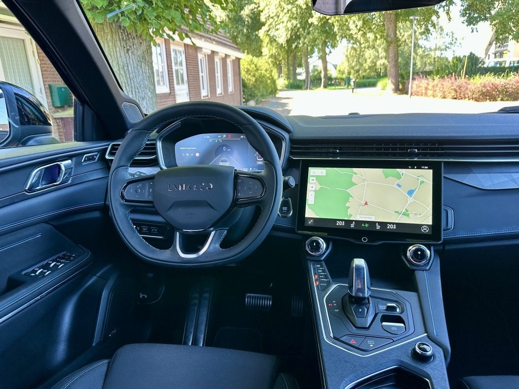 Lynk & Co 01 1.5 PHEV SOH 97% 360 Camera Zwarte hemel, Auto's, Stof, Euro 6, Blauw, Plug-in hybride