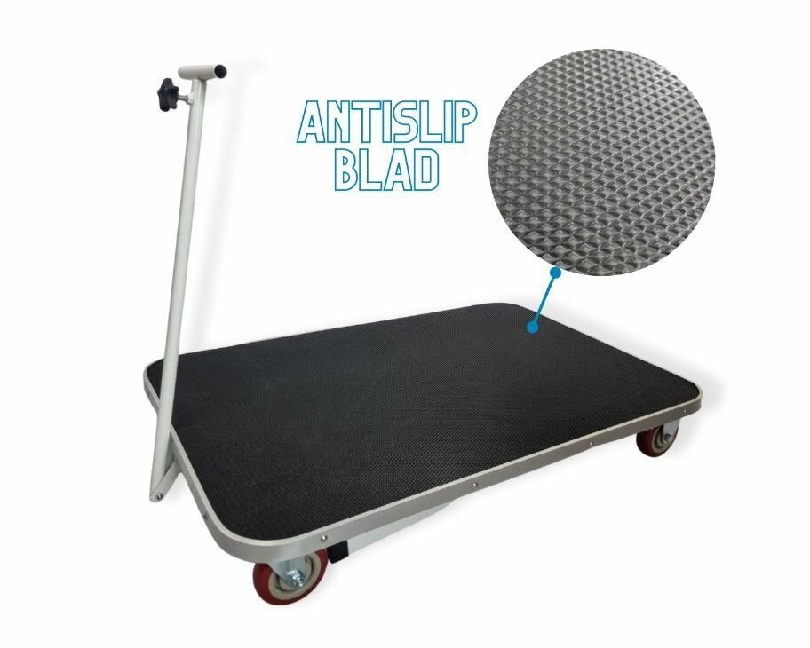 Trimtafel Inklapbaar Trolley Functie Wielen + Anti-Slip blad, Ophalen of Verzenden, Nieuw, Trimtafel