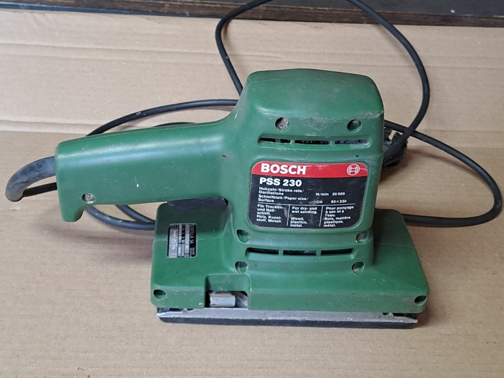 Te koop BOSCH SCINTILLA Schuurmachine, Verzenden, Gebruikt, Minder dan 600 watt, Vlakschuurmachine