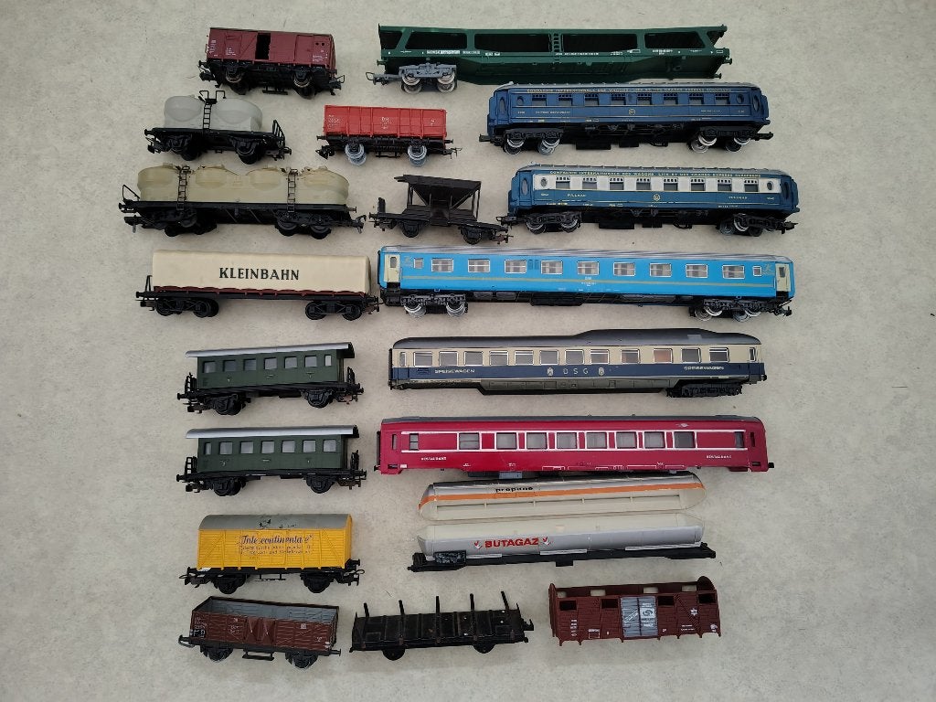 Kleine partij loop sloop knutselwagons H0 gelijkstroom, Hobby en Vrije tijd, Overige merken, Gebruikt, Gelijkstroom, Wagon