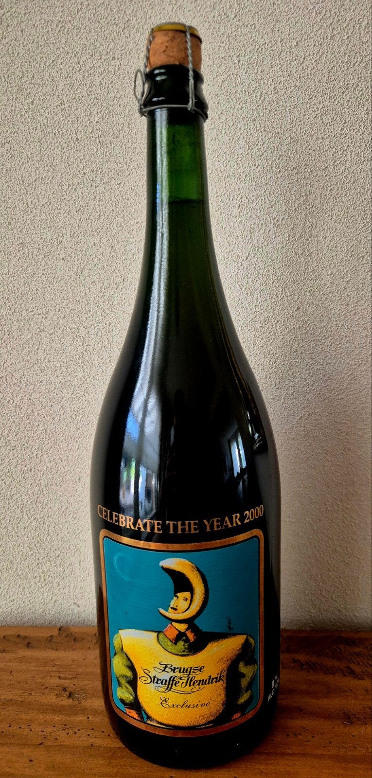 2000 fles 1,5 ltr Brugse Straffe Hendrik Exclusive millenniu, Ophalen of Verzenden, Zo goed als nieuw, Flesje(s), Overige merken