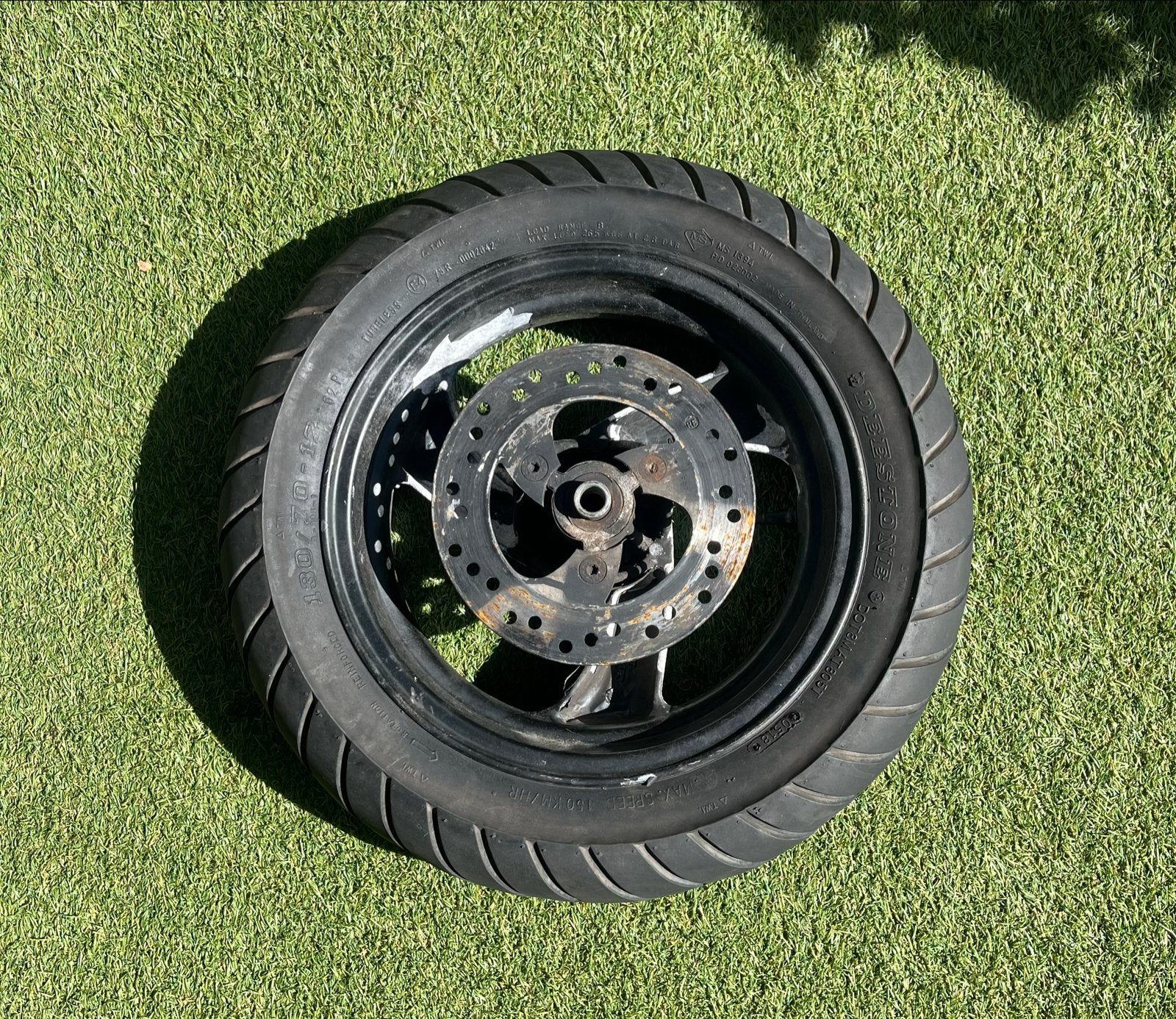 Peugeot Vivacity voorband met velg, Ophalen of Verzenden, Gebruikt, Overige typen, Peugeot