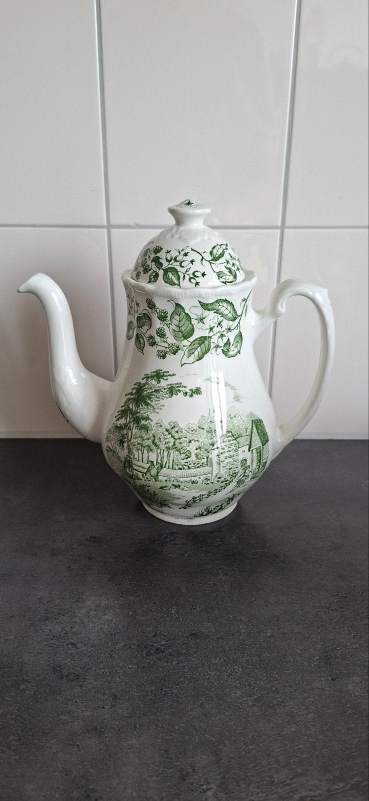 vintage Engelse koffiepot/theepot, Ophalen of Verzenden