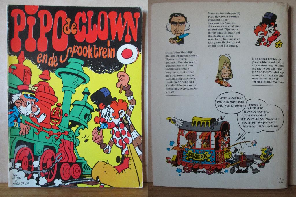 Pipo de clown en de spooktrein (SC), Boeken, Stripboeken, Eén stripboek, Ophalen of Verzenden, Gelezen, Jan van der Voo