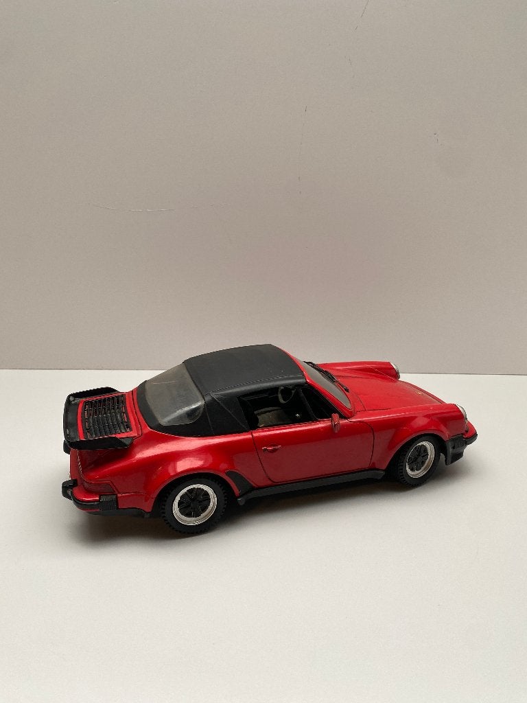 Tonka Polistil 1:16 Porsche 911 Turbo Rood – In Doos, Ophalen of Verzenden, Gebruikt, Auto, Overige merken
